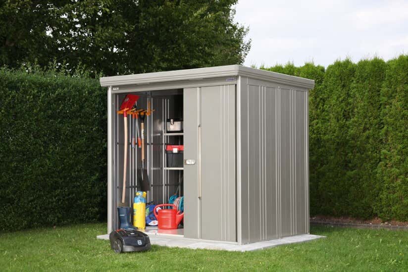 Gerätehaus aus Metall Mehr Stauraum für Ihre Gartengeräte