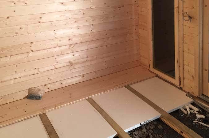 Madera 44B ISO ein Gartenhaus wird Weinschöppchen