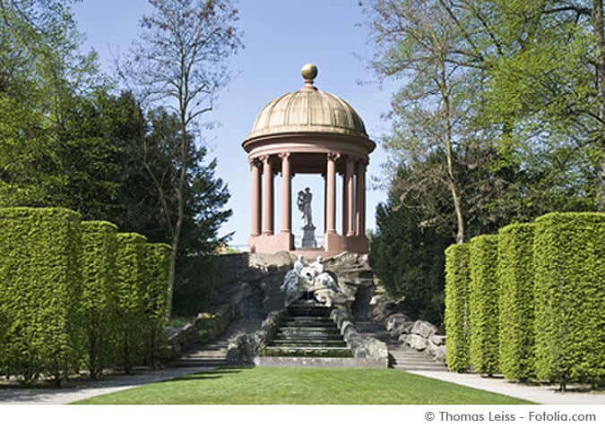 Apollo-Tempel im Schlosspark Schwetzingen