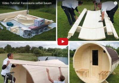 Aufbau einer Fasssauna – In 12 Arbeitsschritten zum eigenen Saunafass Fasssauna selbst bauen