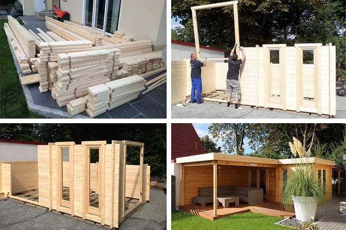 FlachdachGartenhaus Schritt für Schritt zur WohlfühlOase