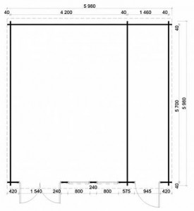 Grundriss-Gartenhaus - GartenHaus Magazin