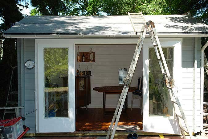 Gartenhausdach: Dachpappe