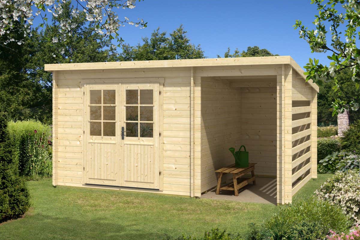 Ein Gartenhaus für Mülltonnen Der optimale Unterstand