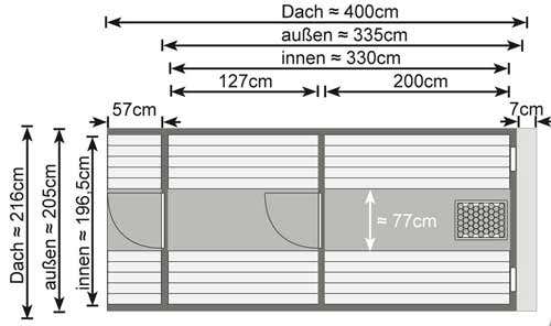 Saunafass 4 Grundriss