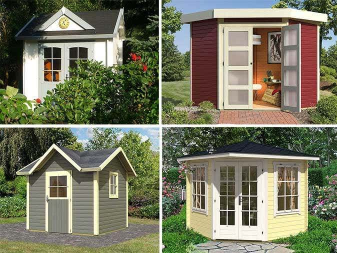 Gartenhäuschen für kleine Gärten
