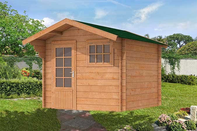 Ein Gartenhaus aus Douglasie robust und außergewöhnlich
