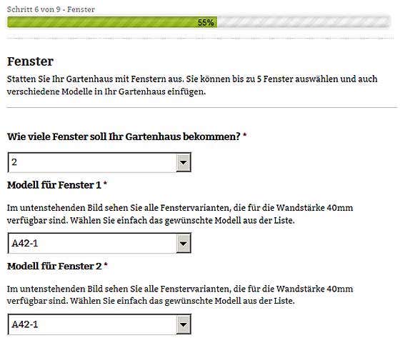 Fensterauswahl