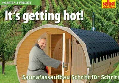 Fass-Sauna Max: Aufbau-Anleitung bei “Selbst ist der Mann”
