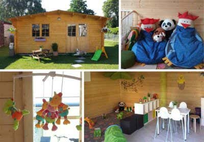 Ein Gartenhaus als Kinderhaus: Kindertagespflege kreativ!