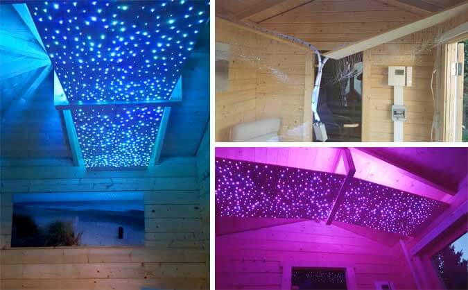 Ein Sternenhimmel Fur Sauna Gartenhaus So Geht S