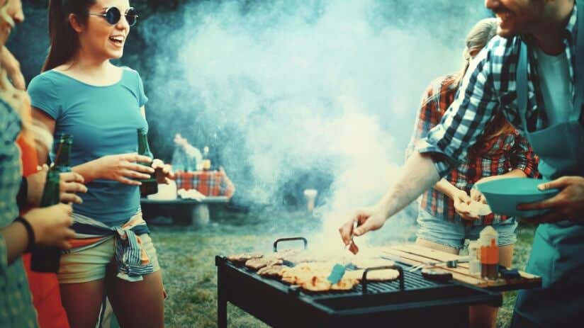 Grillen im Garten