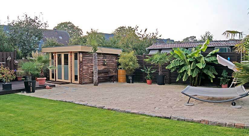 Gartenhaus Kreativ Ein Privater Beachclub Im Vintage Look