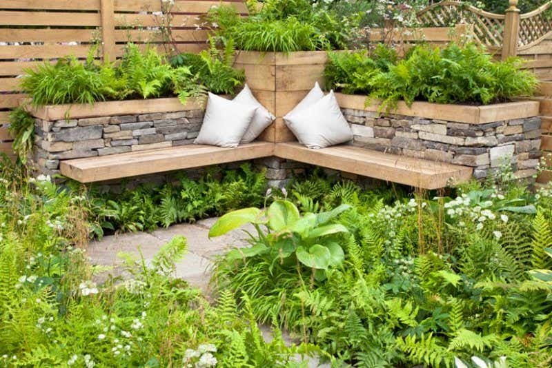 Garten Sitzecke gestalten Ideen für kleine & große Gärten