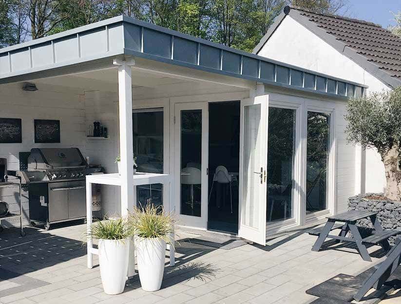 Gartenhaus Avantgarde-44 ISO komplett