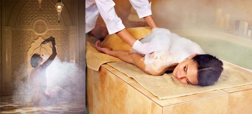 Frau Hammam Massage