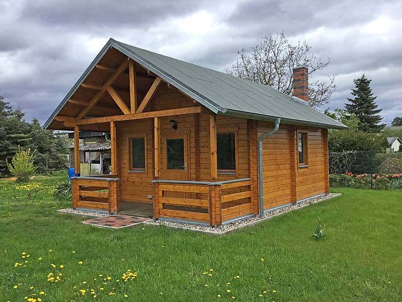 Grünes Wohnen Das Gartenhaus Lillehammer wird aufgebaut