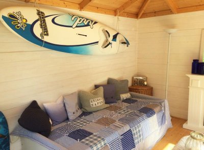 Gartenhaus Sunshine-40: Vom Gartenhaus zum Strandhaus