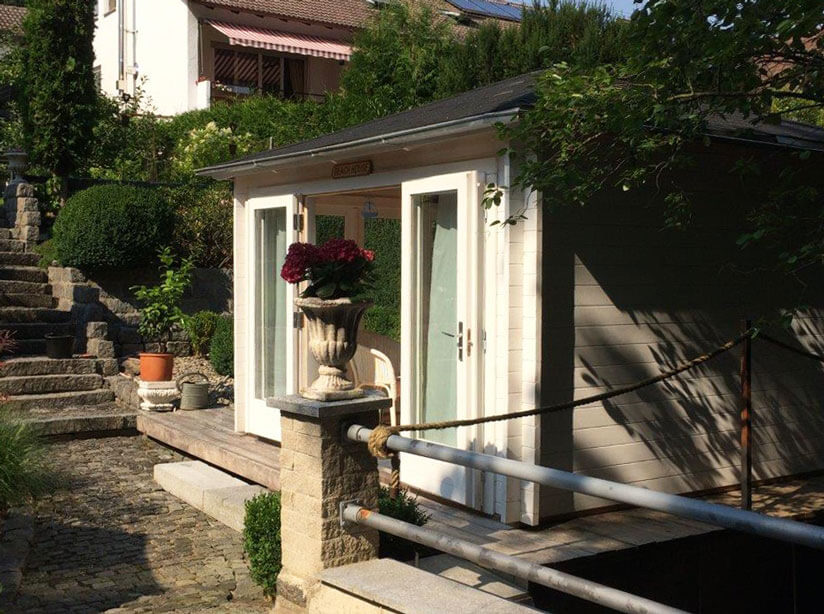 Gartenhaus Sunshine-40: Vom Gartenhaus zum Strandhaus