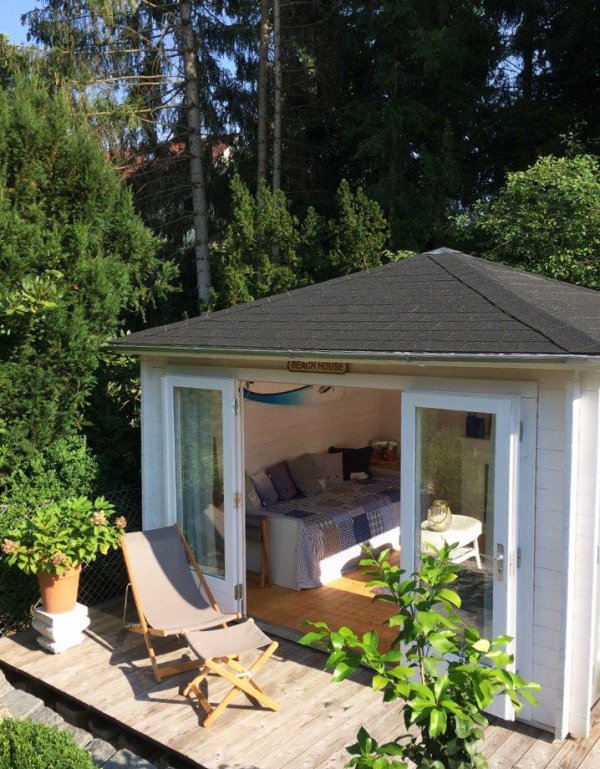 Gartenhaus Sunshine-40: Vom Gartenhaus zum Strandhaus