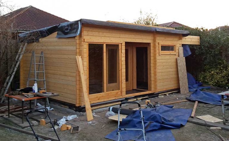 Gartenhaus Atrium-70 E: Ein höchst individuelles Gästehaus