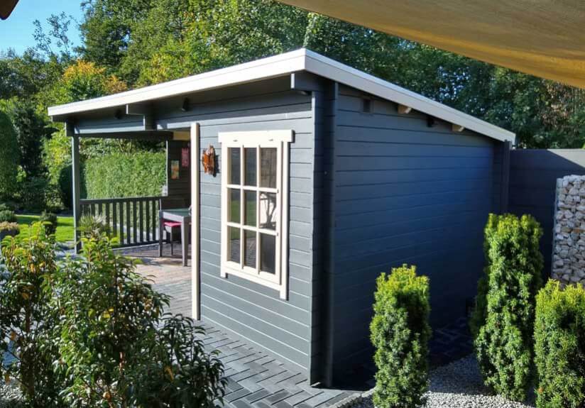 Gartenhaus Carl-28: Ein stylischer Geräteschuppen