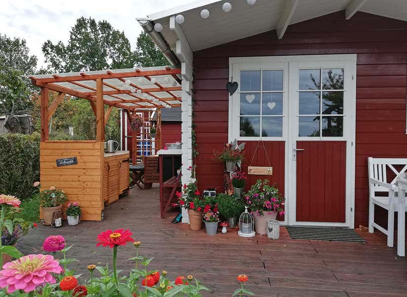 Gartenhaus Erki44, Außenküche