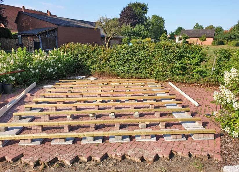 Gartenhaus Amsterdam Mollig warm mit zwei Öfen
