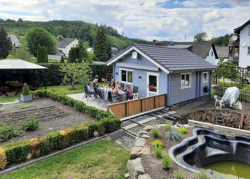 Gartenhaus Larina mit Umfeld
