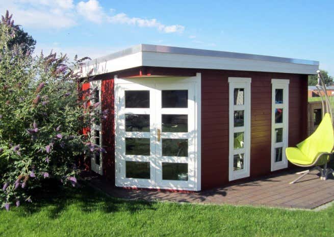 Kundenbild: 5-Eck Gartenhaus Modell Lindau-40