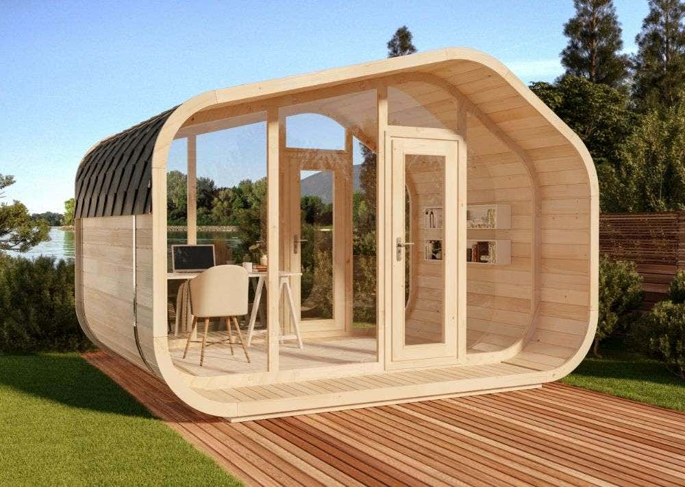 Alpholz Gartenhaus ScandiCube Wave Premium