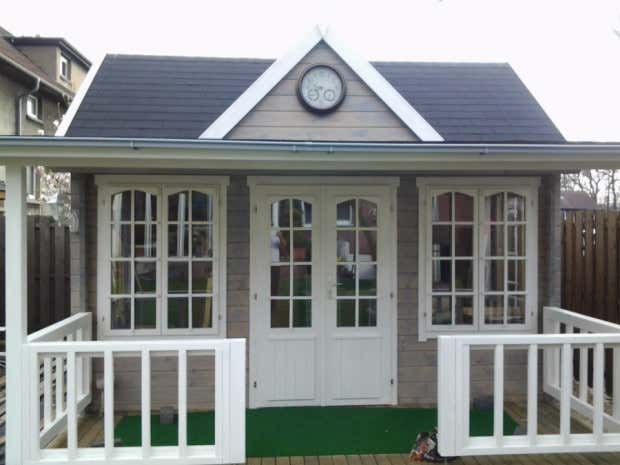 Kundenbild: Gartenhaus Clockhouse-Oxford 44 ISO
