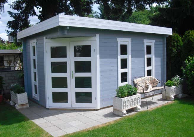 Kundenbild: 5-Eck Gartenhaus Modell Lindau-40