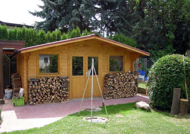 Kundenbild: Gartenhaus Modell Caroline-44 A ISO