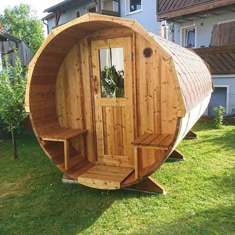 Kundenbild: FinnTherm Fass-Sauna Max