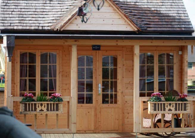 Kundenbild: Gartenhaus Clockhouse-Oxford 44 ISO
