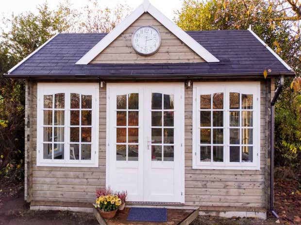 Kundenbild: Gartenhaus Clockhouse-44 Royal ISO