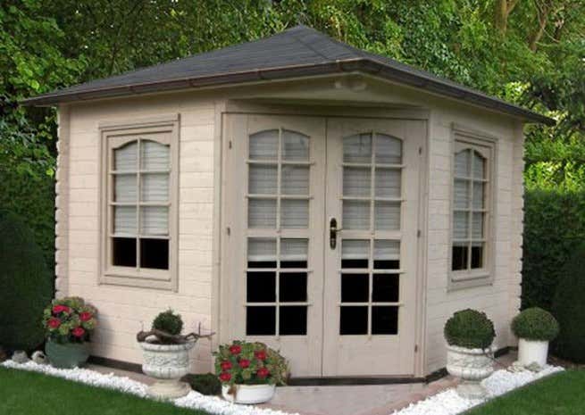 Kundenbild: 5-Eck Gartenhaus Modell Victoria-B
