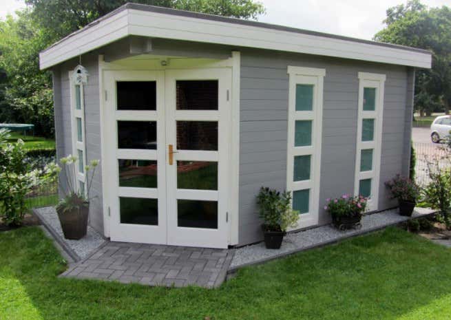 Kundenbild: 5-Eck Gartenhaus Modell Lindau-40