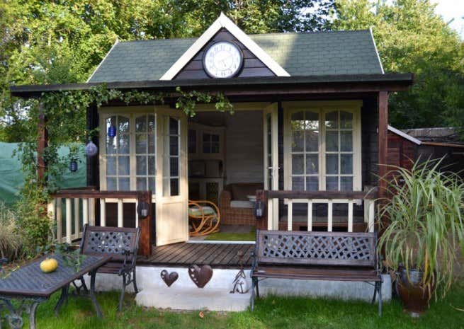Kundenbild: Gartenhaus Clockhouse-Oxford 44 ISO