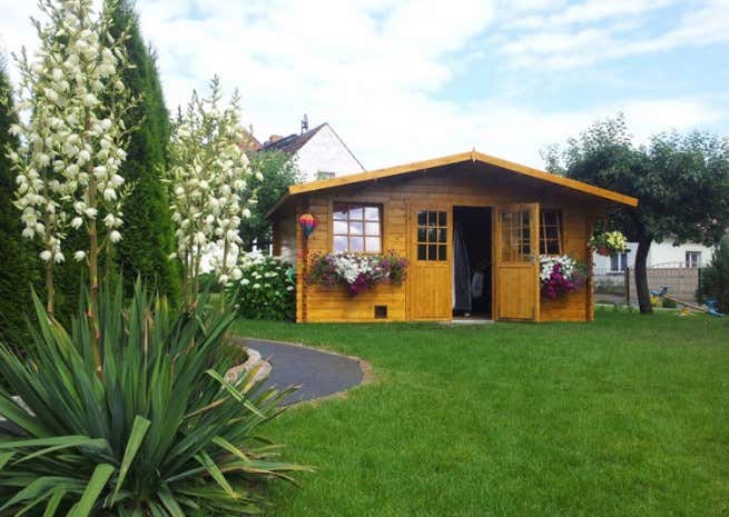 Kundenbild: Gartenhaus Modell Caroline-44 A ISO