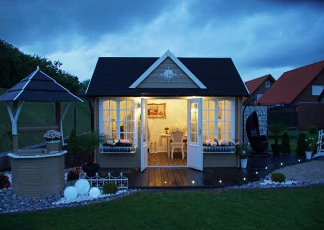 Kundenbild: Gartenhaus Clockhouse-44 Royal ISO