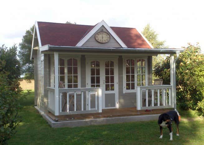 Kundenbild: Gartenhaus Clockhouse-Oxford 44 ISO