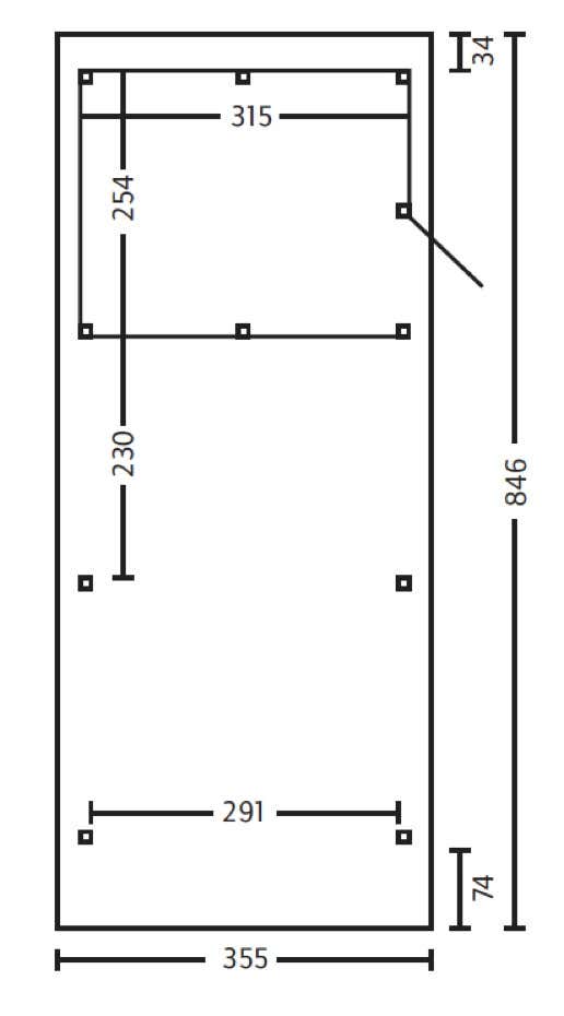 Carport Spessart 355 x 846 cm mit Abstellraum Carport Spessart 355 x 846 cm mit Abstellraum