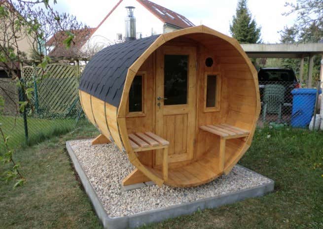 Kundenbild: FinnTherm Fass-Sauna Max