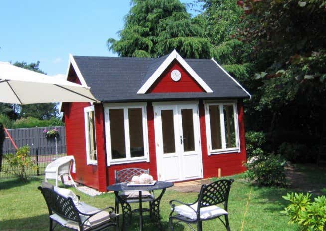 Kundenbild: Gartenhaus Clockhouse-44 Royal ISO