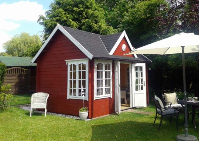 Kundenbild: Gartenhaus Clockhouse-44 Royal ISO