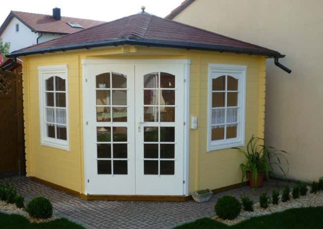 Kundenbild: 5-Eck Gartenhaus Modell Victoria-B