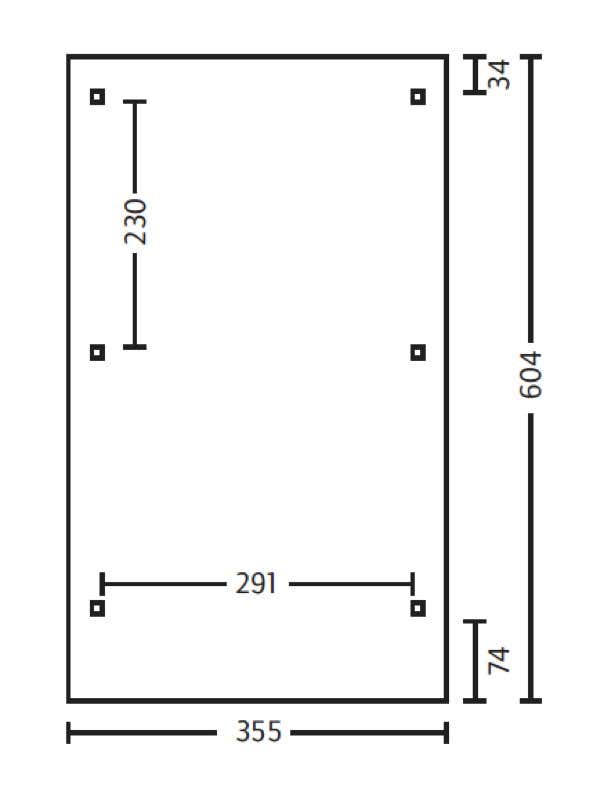 Carport Spessart 355 x 604 cm Carport Spessart 355 x 604 cm