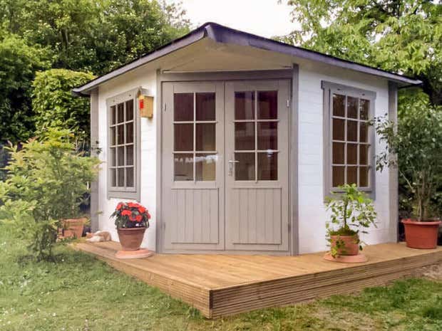 Kundenbild: 5-Eck Gartenhaus Modell Monica